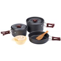Набор посуды Naturehike NH 2-3 NH15T203-G на 2-3 персоны carbon