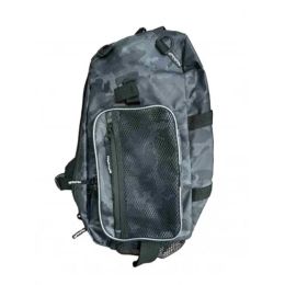 Сумка-рюкзак рыболовная Yaman Sling Shoulder Bag, 44х24х17 см, цв. серый камуфляж