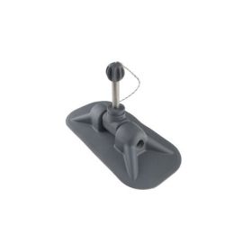 Уключина для лодки 97х208мм, крест, нержавеющая сталь, серая