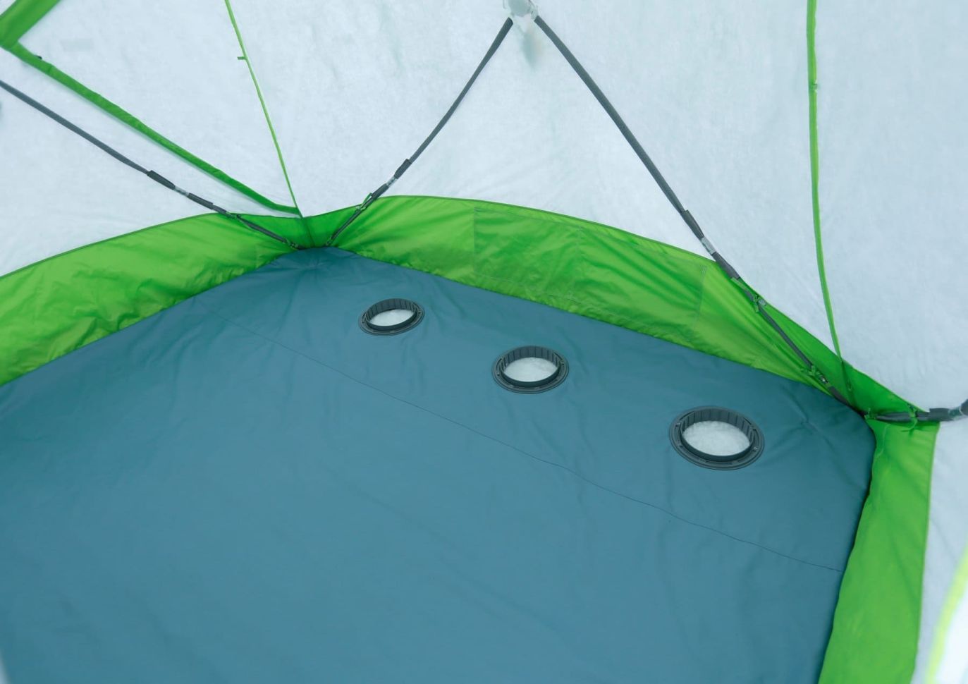 Палатка "ЛОТОС Куб 3 Компакт Термо" с дном гидро-термоизоляционным ЛОТОС КУБ 3 (210х210)