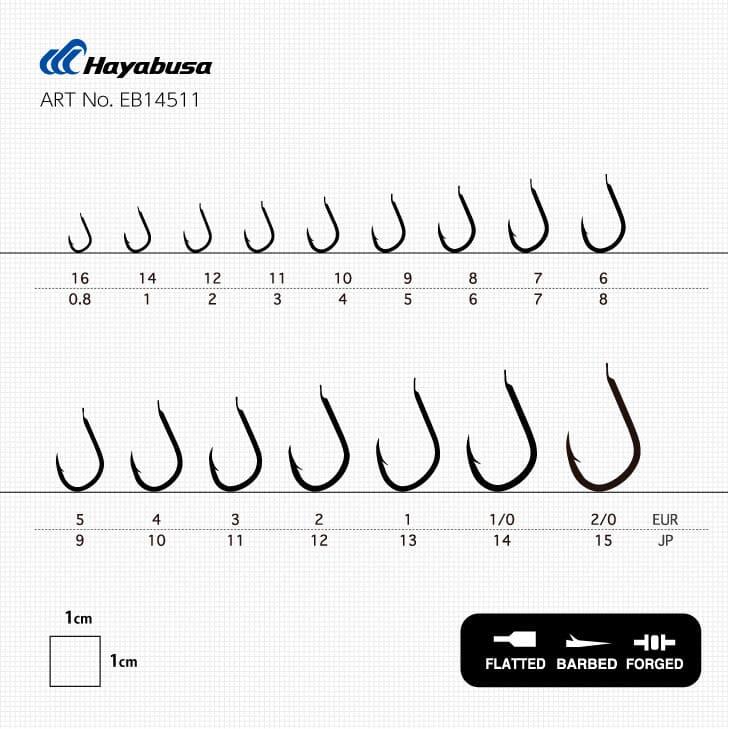 Крючки Hayabusa H.ISE145 Nickel