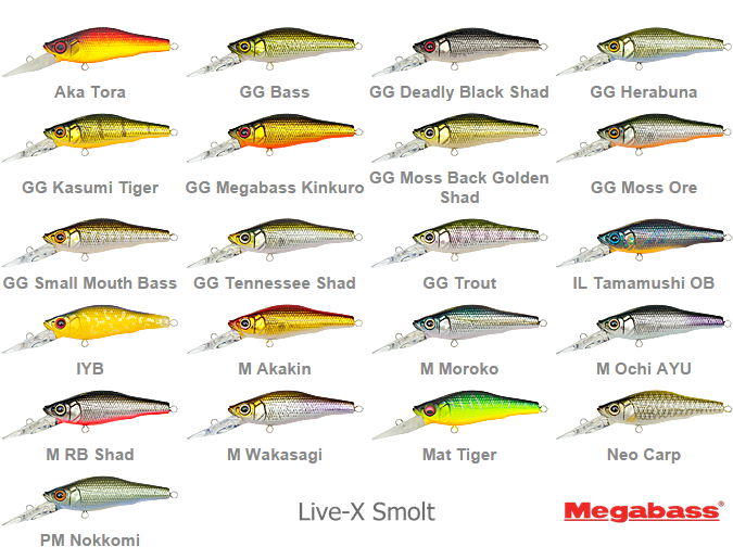 Воблер Megabass Live-X Smolt