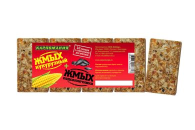 Жмых кукурузный Карпомания кубики