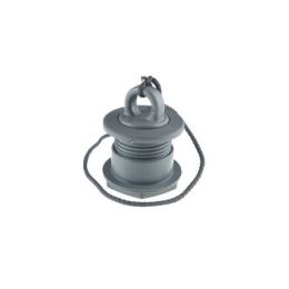 Клапан сливной серый (под транец 18-27мм)