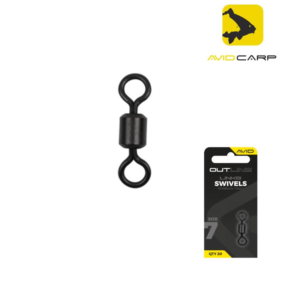 Вертлюги Avid Carp Outline Swivel Size