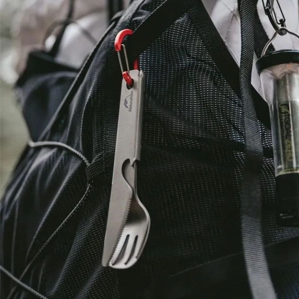 Набор столовых приборов Naturehike CNH22CJ017 Set Titanium