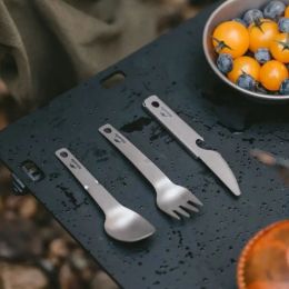Набор столовых приборов Naturehike CNH22CJ017 Set Titanium