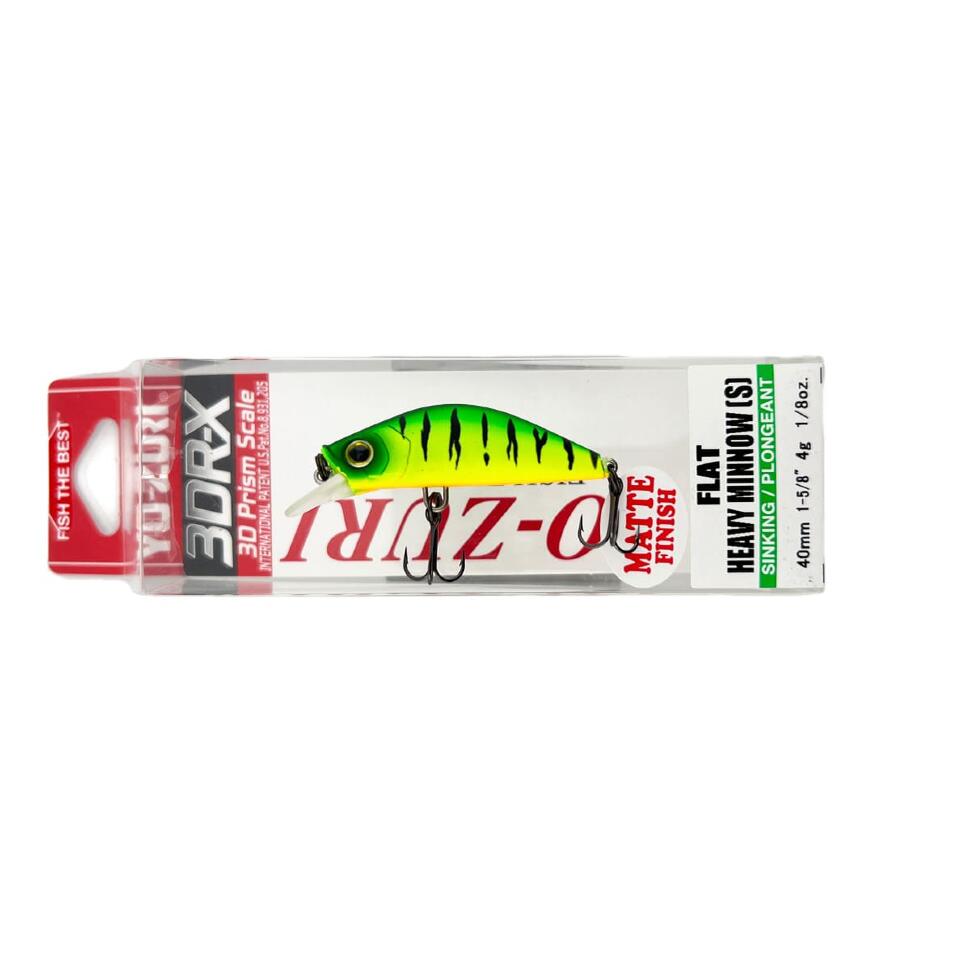 Воблер Yo-Zuri 3DR-X Flat Heavy Minnow (S)
