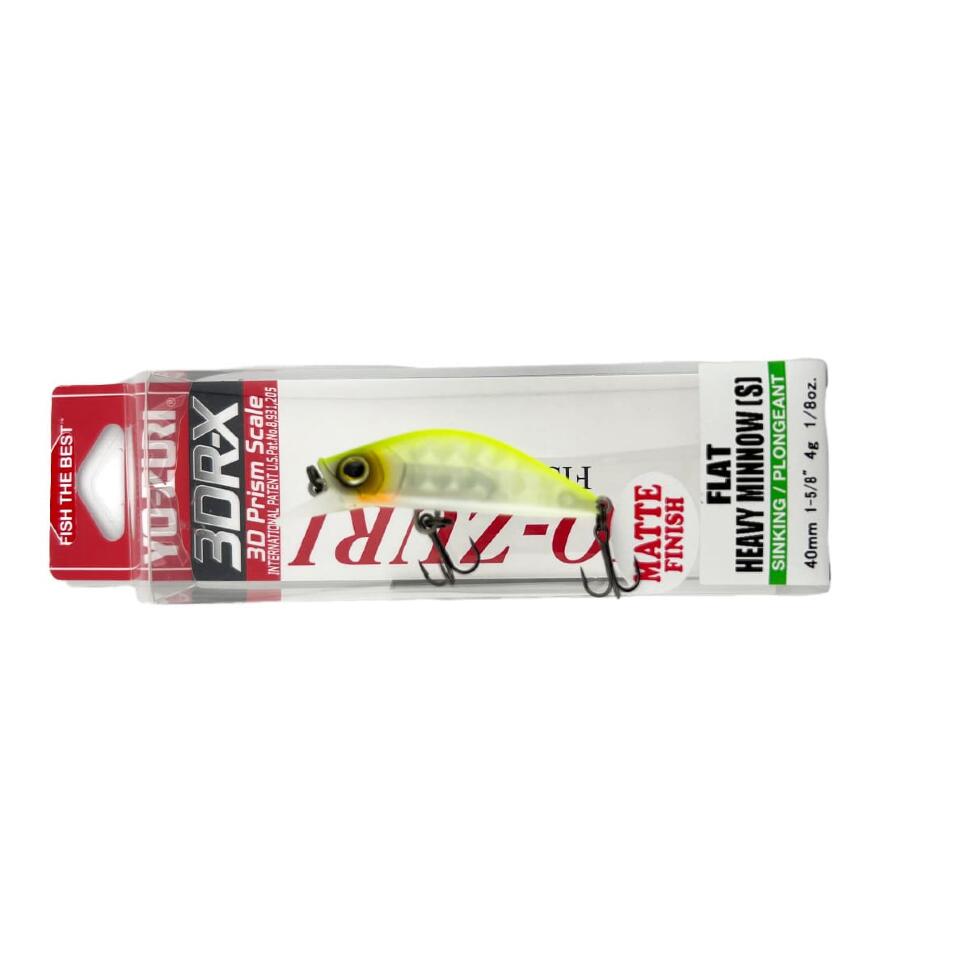Воблер Yo-Zuri 3DR-X Flat Heavy Minnow (S)