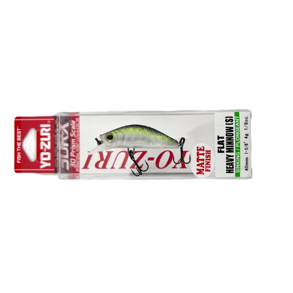 Воблер Yo-Zuri 3DR-X Flat Heavy Minnow (S)