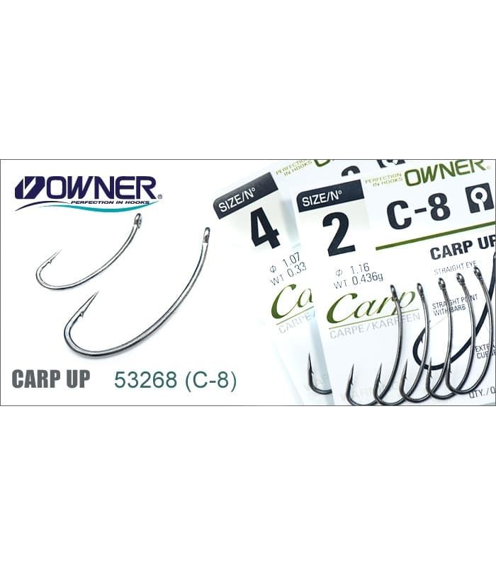 Крючки Owner 53268 Carp Up C-8