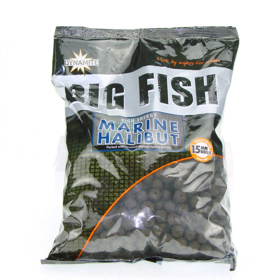 Бойлы тонущие DYNAMITE BAITS Big Fish Marine Halibut 1,8кг.