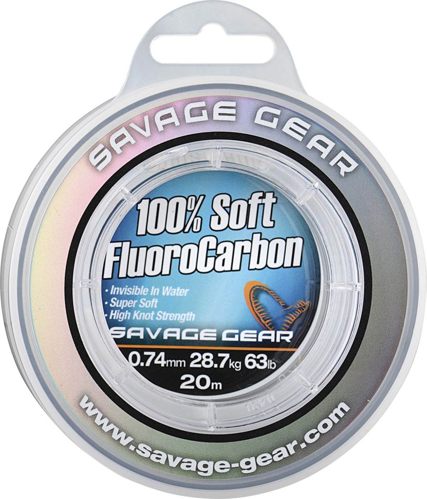 Леска флюорокарбоновая Savage Gear Soft Fluoro Carbon 20m