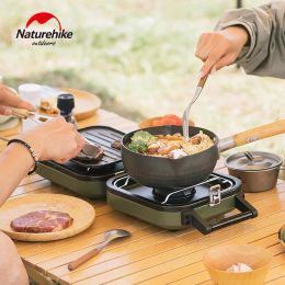 Складная газовая плита Naturehike Phantom с двумя горелками и грилем