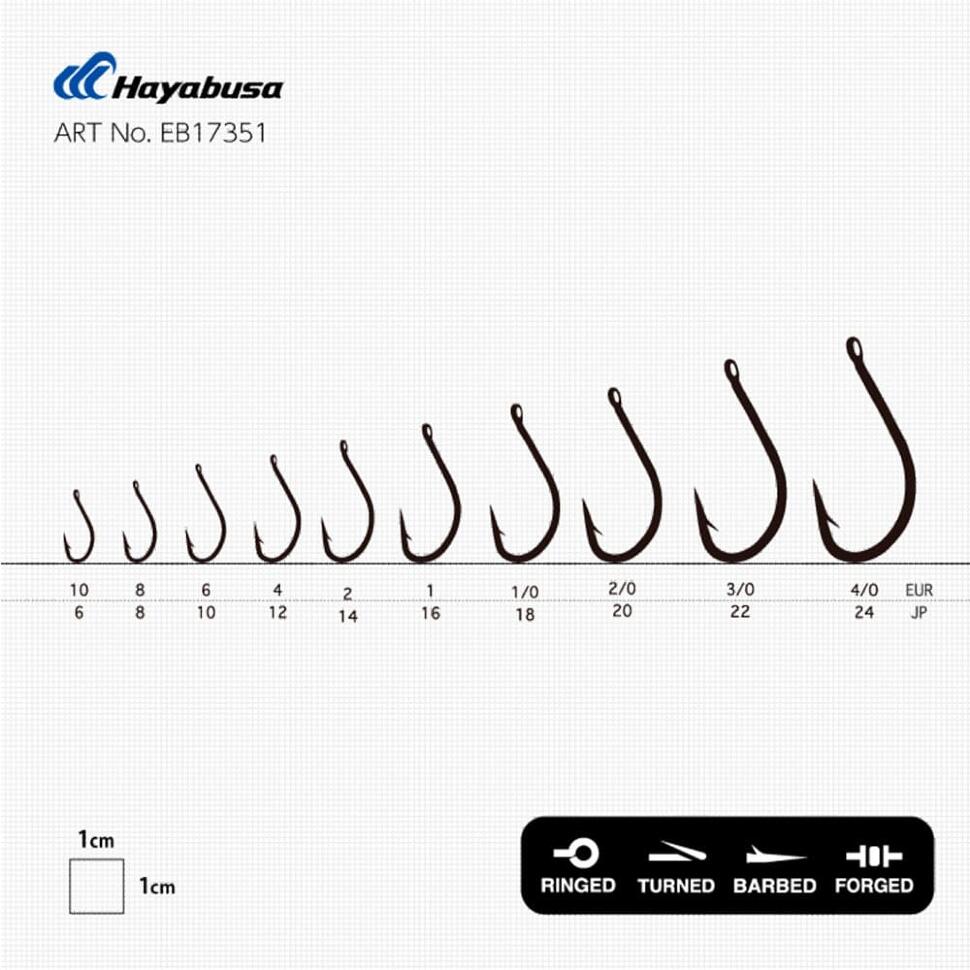 Крючки Hayabusa H.MRS173 Gold