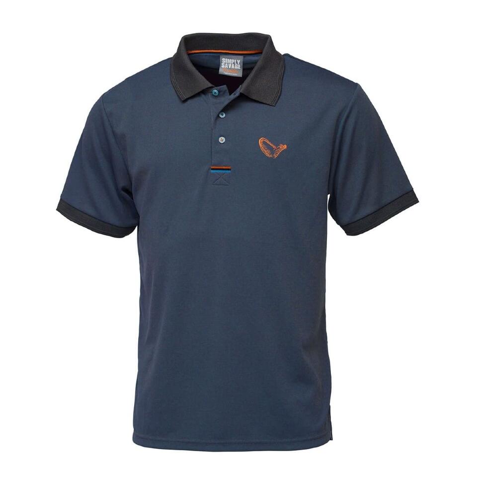 Футболка поло Savage Gear Simply Savage 3-Stripes Polo
