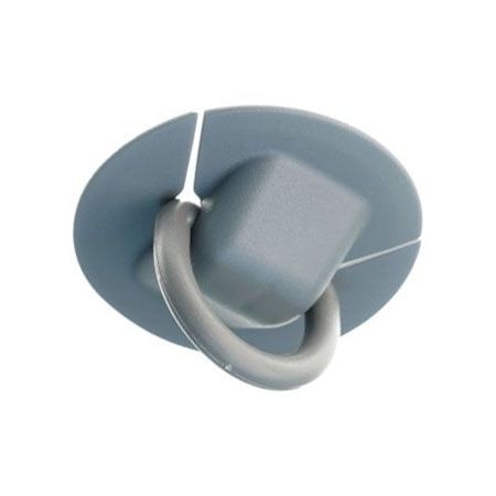 Рым с полукольцом малый 30мм серый