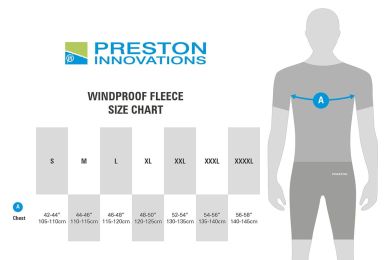 Куртка из флиса Preston Windproof Fleece Fishing Jacket