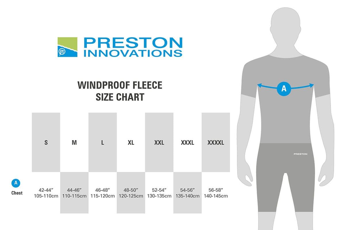 Куртка из флиса Preston Windproof Fleece Fishing Jacket