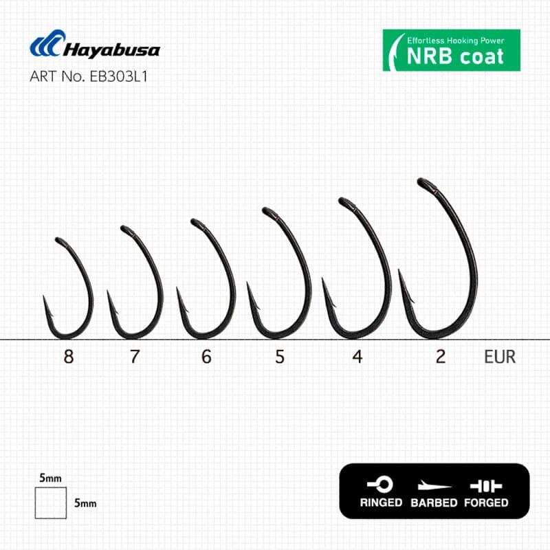 Крючки карповые Hayabusa Z-1 NRB