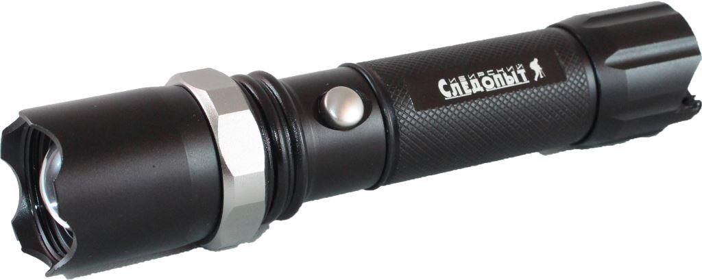 Фонарь ручной СИБИРСКИЙ СЛЕДОПЫТ-Профи, 1L, zoom, аккум. 220В+12В, 3хААА (370 лм)