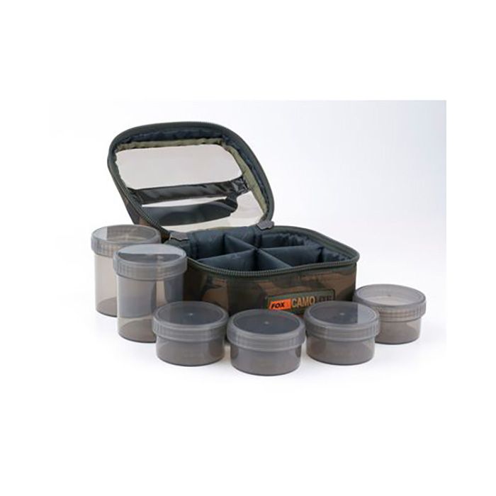 Сумка для насадок FOX Camolite Glug 6 Pot Case