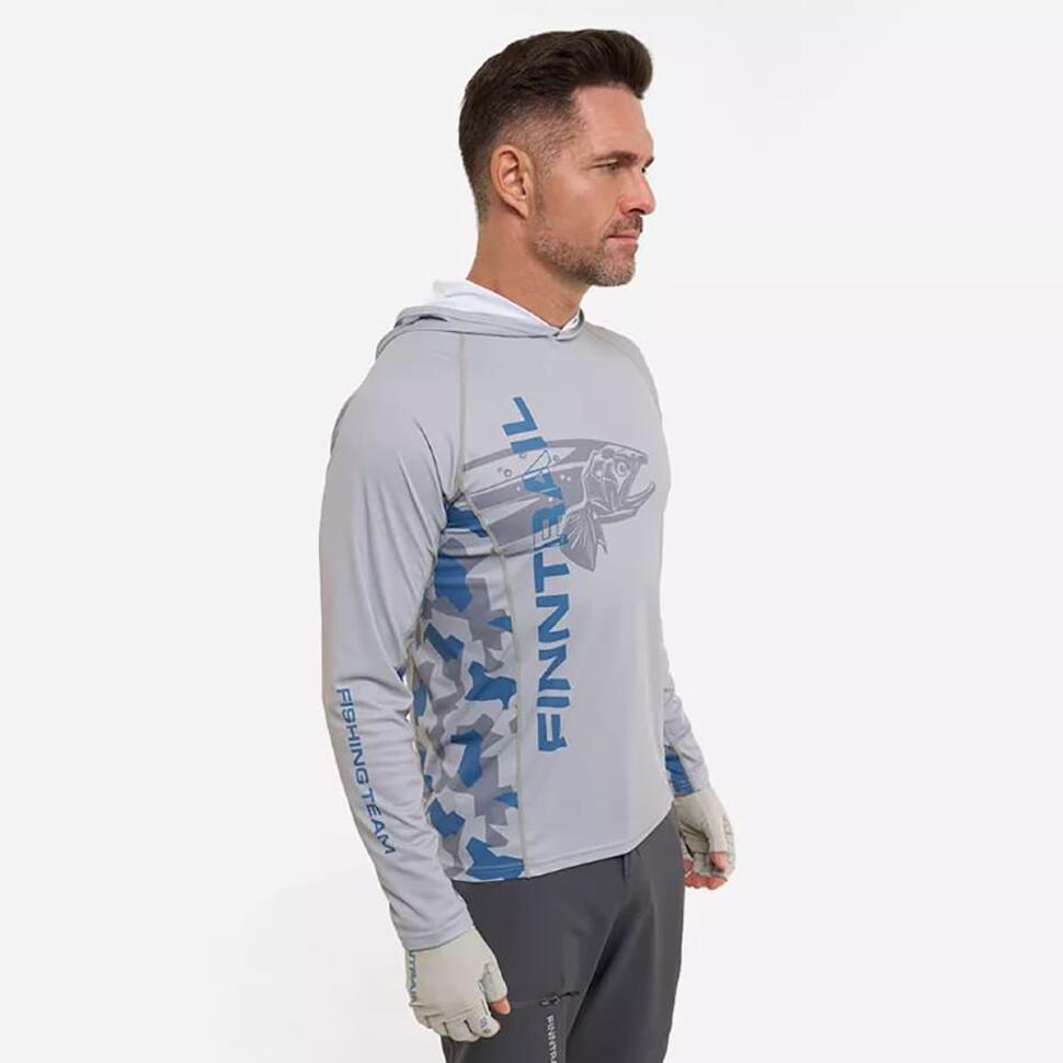 Лонгслив Finntrail Wave Big Fish 6609 Grey