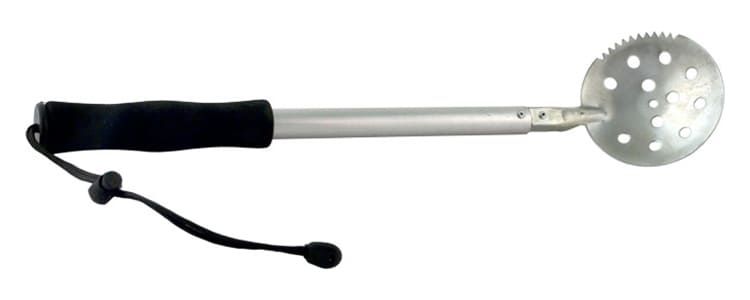 Черпак Akara алюминиевый 2-х коленный с неопреновой ручкой