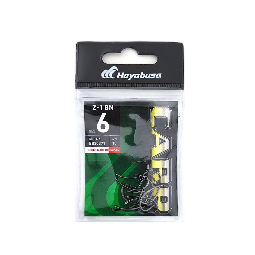Карповые крючки Hayabusa Z-1 Black Nickel