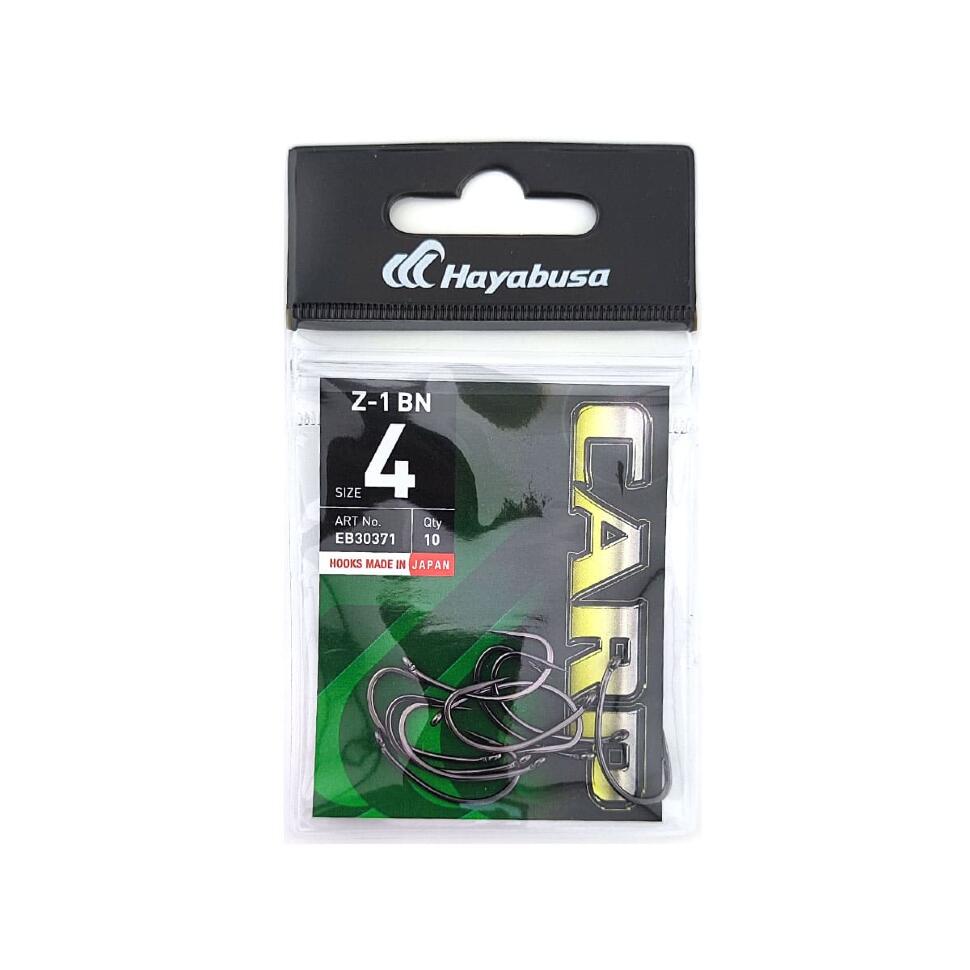 Карповые крючки Hayabusa Z-1 Black Nickel