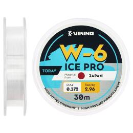 Леска Viking Fishing Ice Pro W-6 30m (clear)