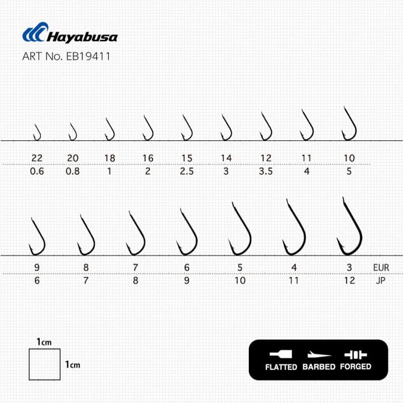 Крючки Hayabusa H.SDE194 Nickel