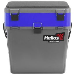 Ящик рыболовный зимний серый/синий (HS-IB-19-GB) Helios