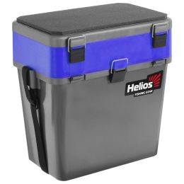 Ящик рыболовный зимний серый/синий (HS-IB-19-GB) Helios