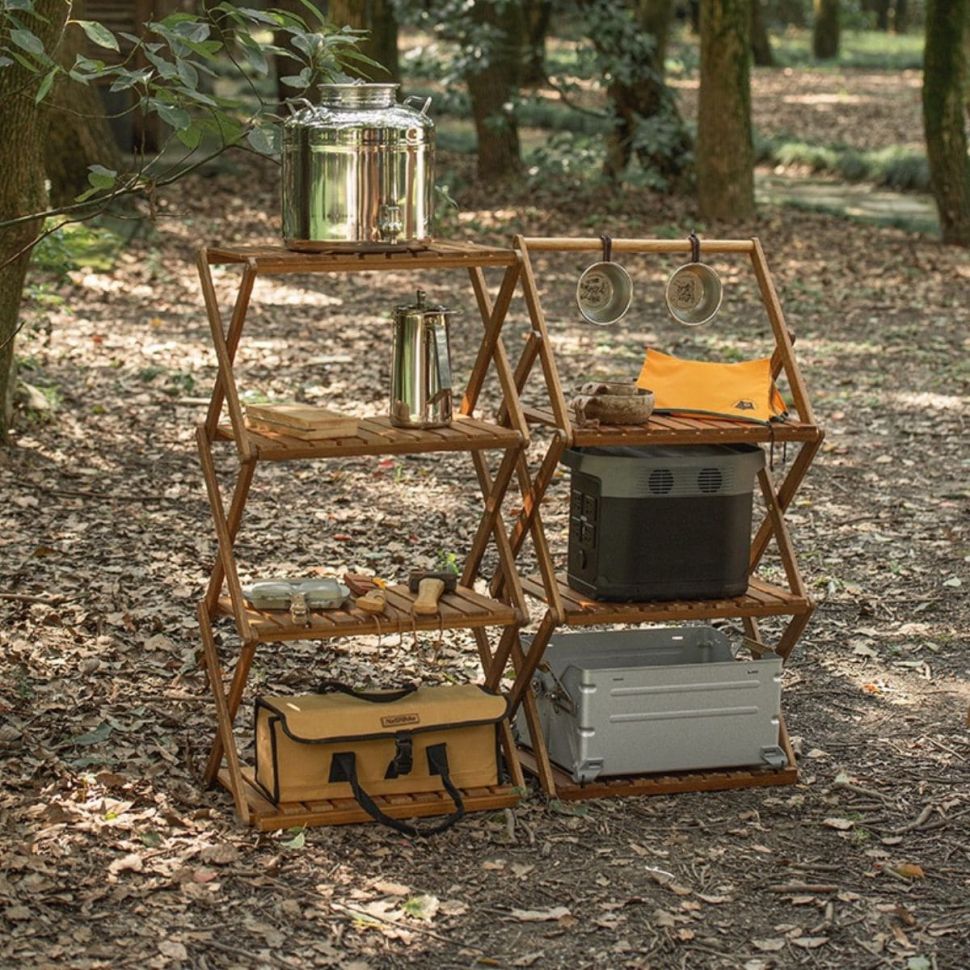Комплект деревянных полок Naturehike NH20JJ016 Glamping
