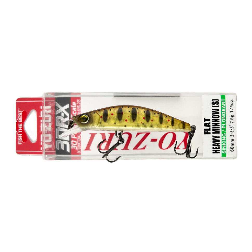 Воблер Yo-Zuri 3DR-X Flat Heavy Minnow (S) 60mm