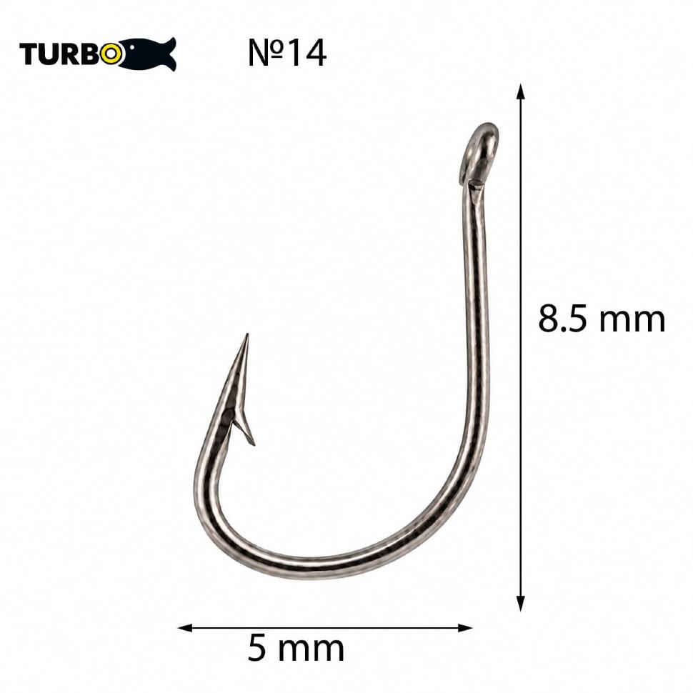 Крючки TURBO UMITANAGO (Black)