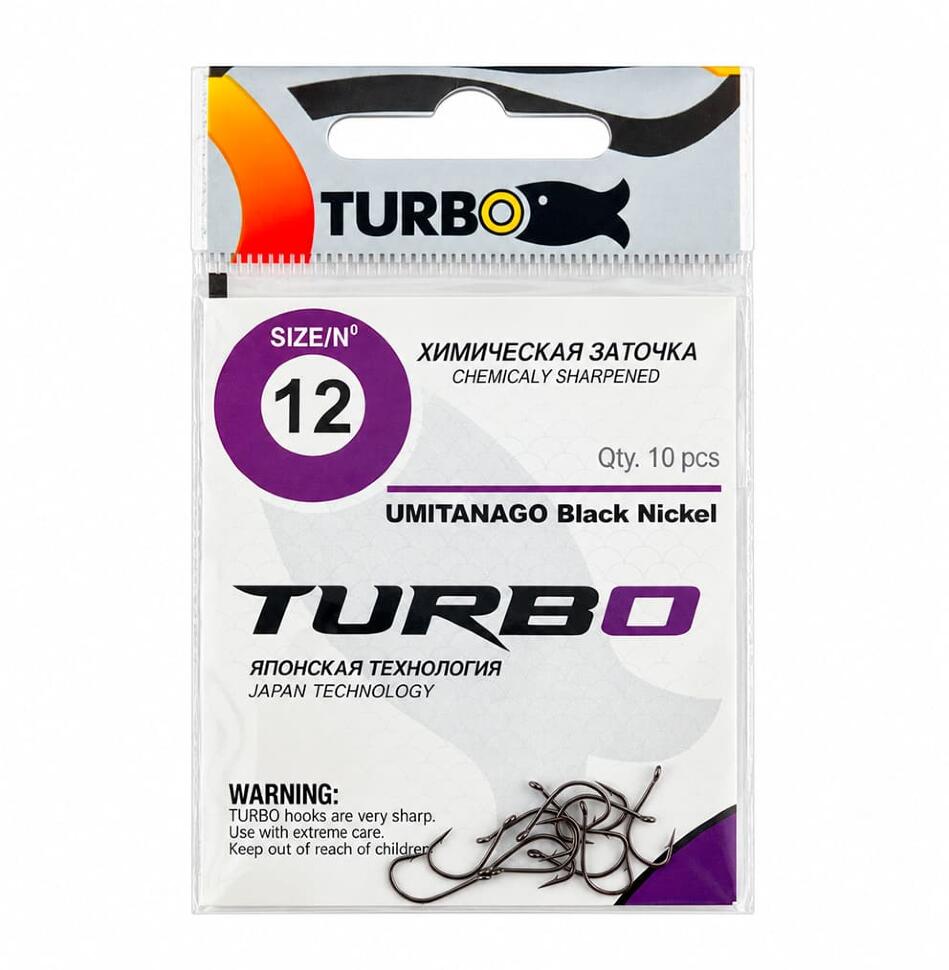 Крючки TURBO UMITANAGO (Black)