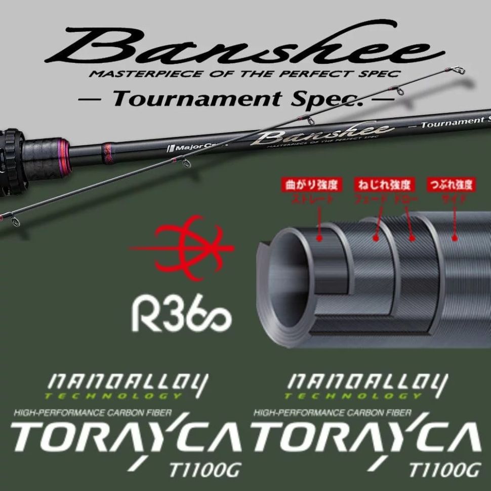 Спиннинг Major Craft BANSHEE Tournament Special