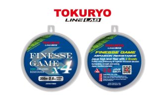Леска плетеная Tokuryo Finesse Game PE 4X