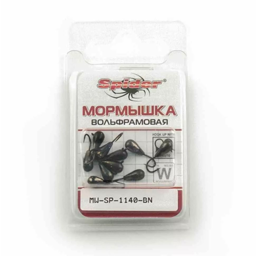 Мормышка W Spider Капля с ушком 4 мм