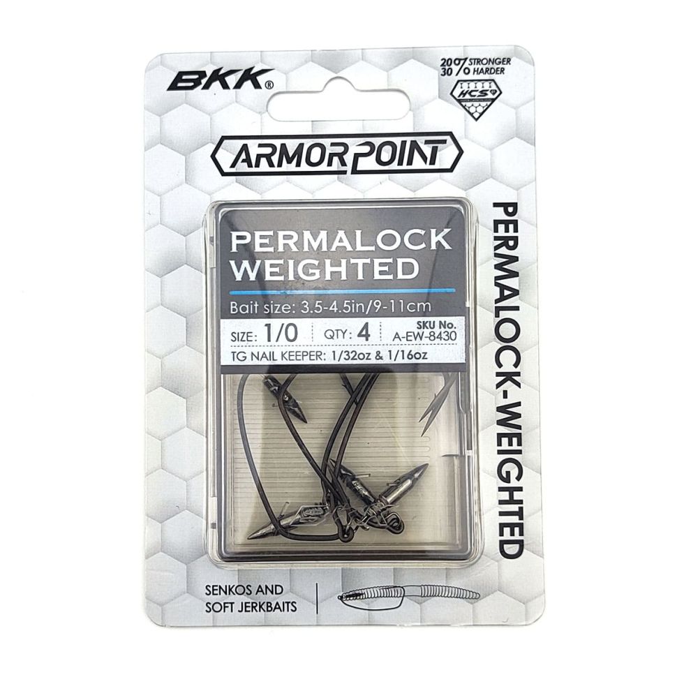 Крючки с огрузкой BKK ArmorPoint Permalock Weighted