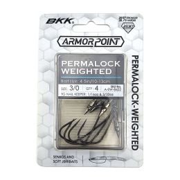 Крючки с огрузкой BKK ArmorPoint Permalock Weighted