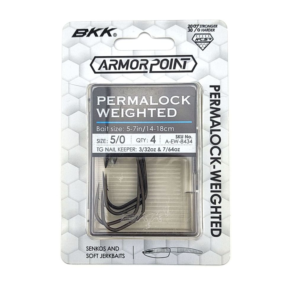 Крючки с огрузкой BKK ArmorPoint Permalock Weighted