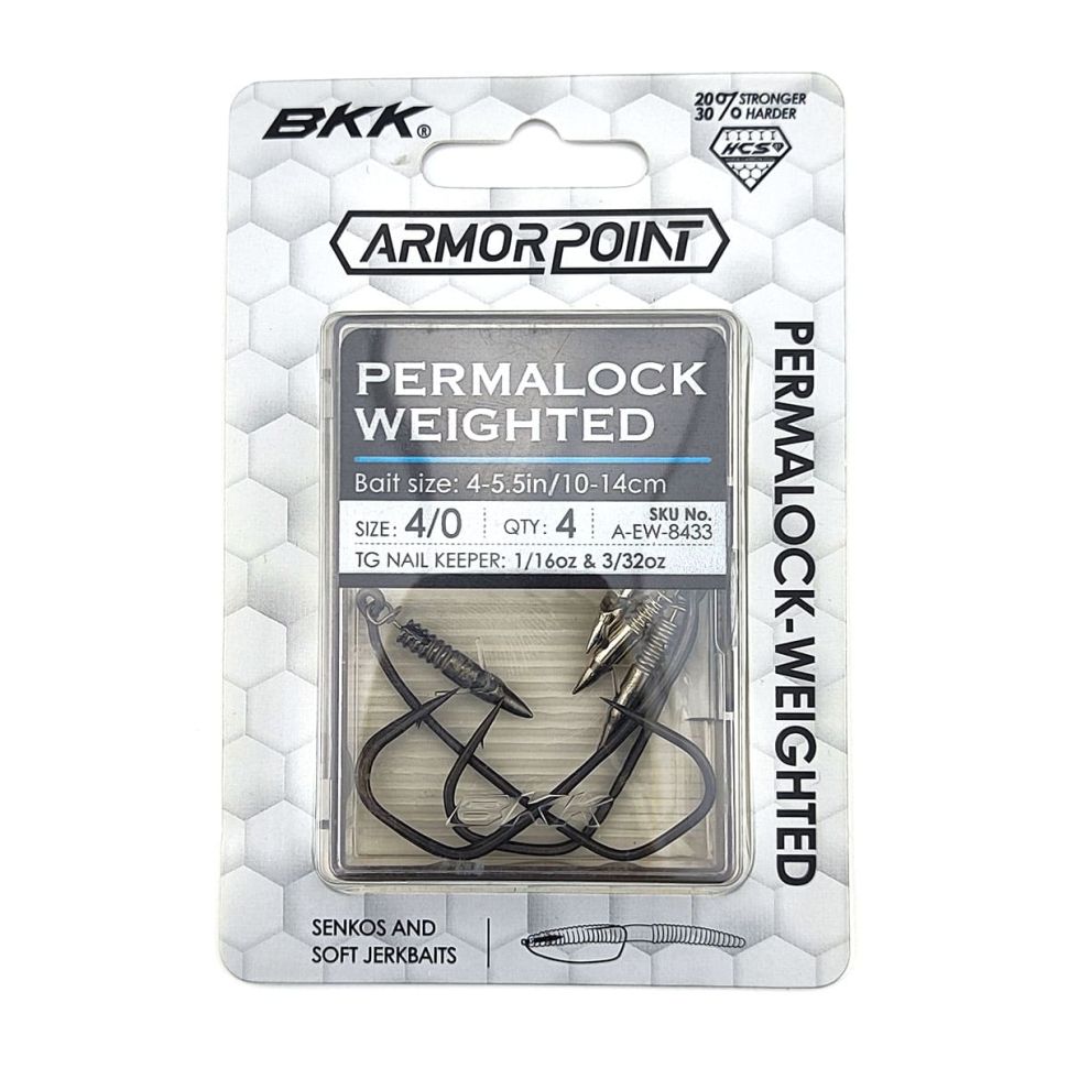 Крючки с огрузкой BKK ArmorPoint Permalock Weighted