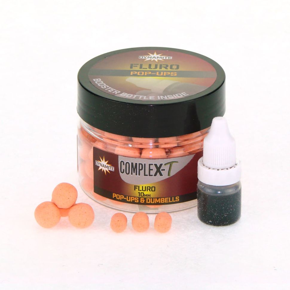 Плавающие бойлы Dynamite Baits Fluro Pop Ups & Dumbells 10мм