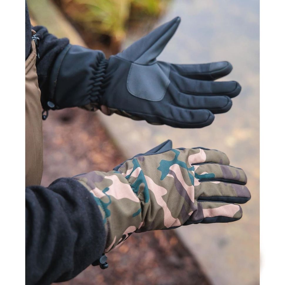 Перчатки камуфляжные Fox Camo gloves