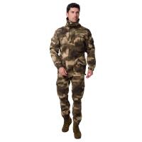 Костюм ГОРНЫЙ -5 (РипСтоп, Флис) Серый Мох ONERUS