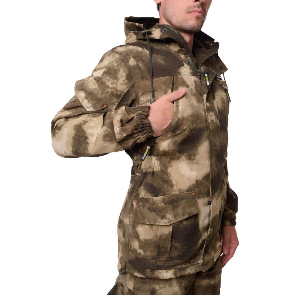 Костюм ГОРНЫЙ -5 (РипСтоп, Флис) Серый Мох ONERUS