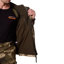 Костюм ГОРНЫЙ -5 (РипСтоп, Флис) Серый Мох ONERUS